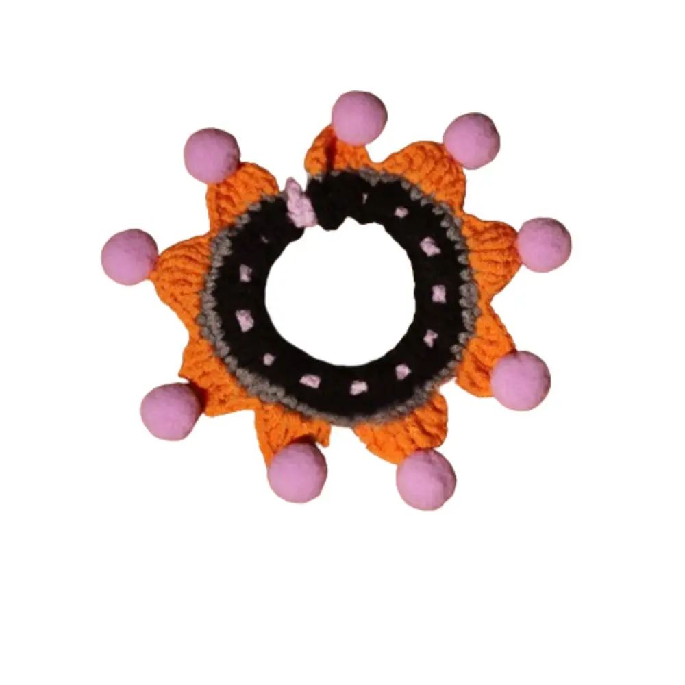 

Cute Cartoon Pet Halloween Costume Bat Wings Adjustable Cat Warm Hat Pet Printed Hand-Woven Halloween Dog Collar Pet Accessories