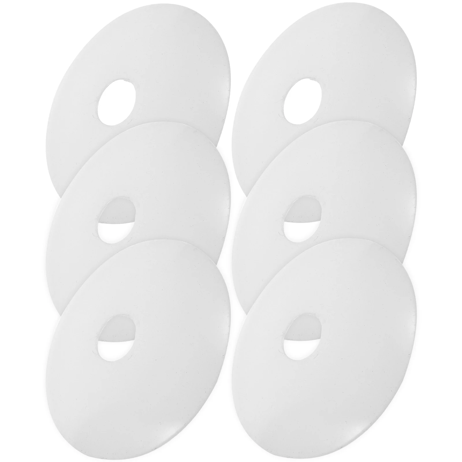 

6 Pcs Hanging Light Plates Chandelier Base Tray Pendant Lights Round Cover Decorations