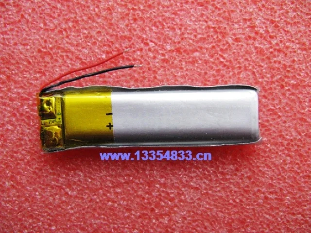 Recorder battery, Bluetooth headset battery 051245 polymer 5*12*46 mm