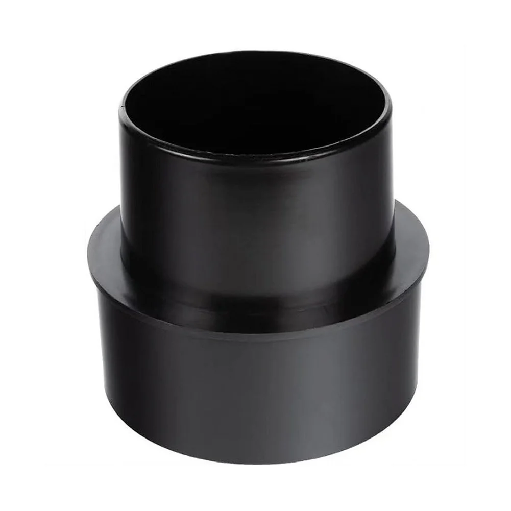 5 inch to 4 inch hose adapter for vacuum dust extraction systems with robust clamps and bendable PVC construction