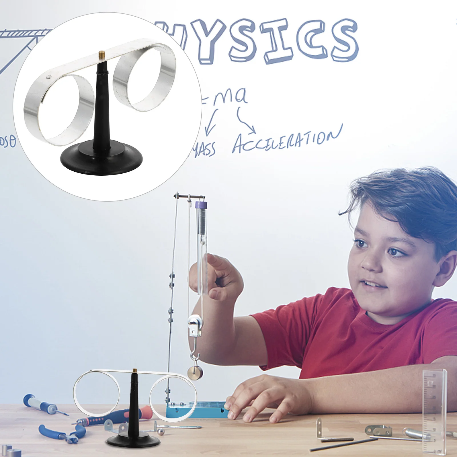 

Physics Experiment Equipment Lenz' Law Apparatus Demonstrator Model High Quality Inductive Current Tester Teaching for School