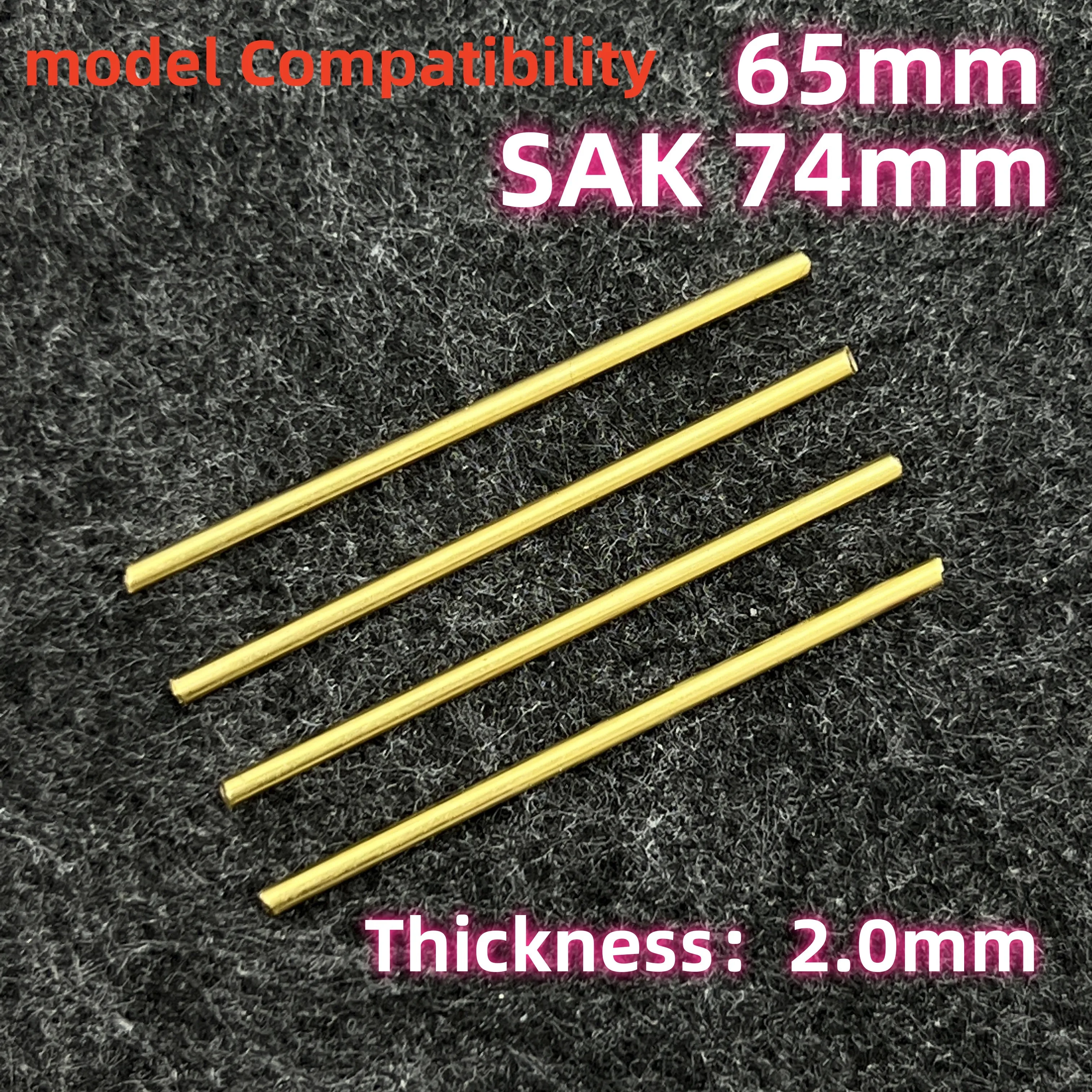 4pcs 2.0mm H62 Copper Rod Rivet for 65mm 74mm Victorinox Swiss Army Knife SAK Accessories