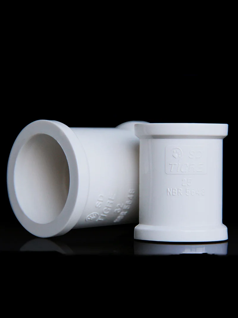 ID 20 25 32mm bianco/rosso UPVC raccordi per tubi connettore dritto sistema di irrigazione approvvigionamento idrico idroponica telaio per piantare plastica