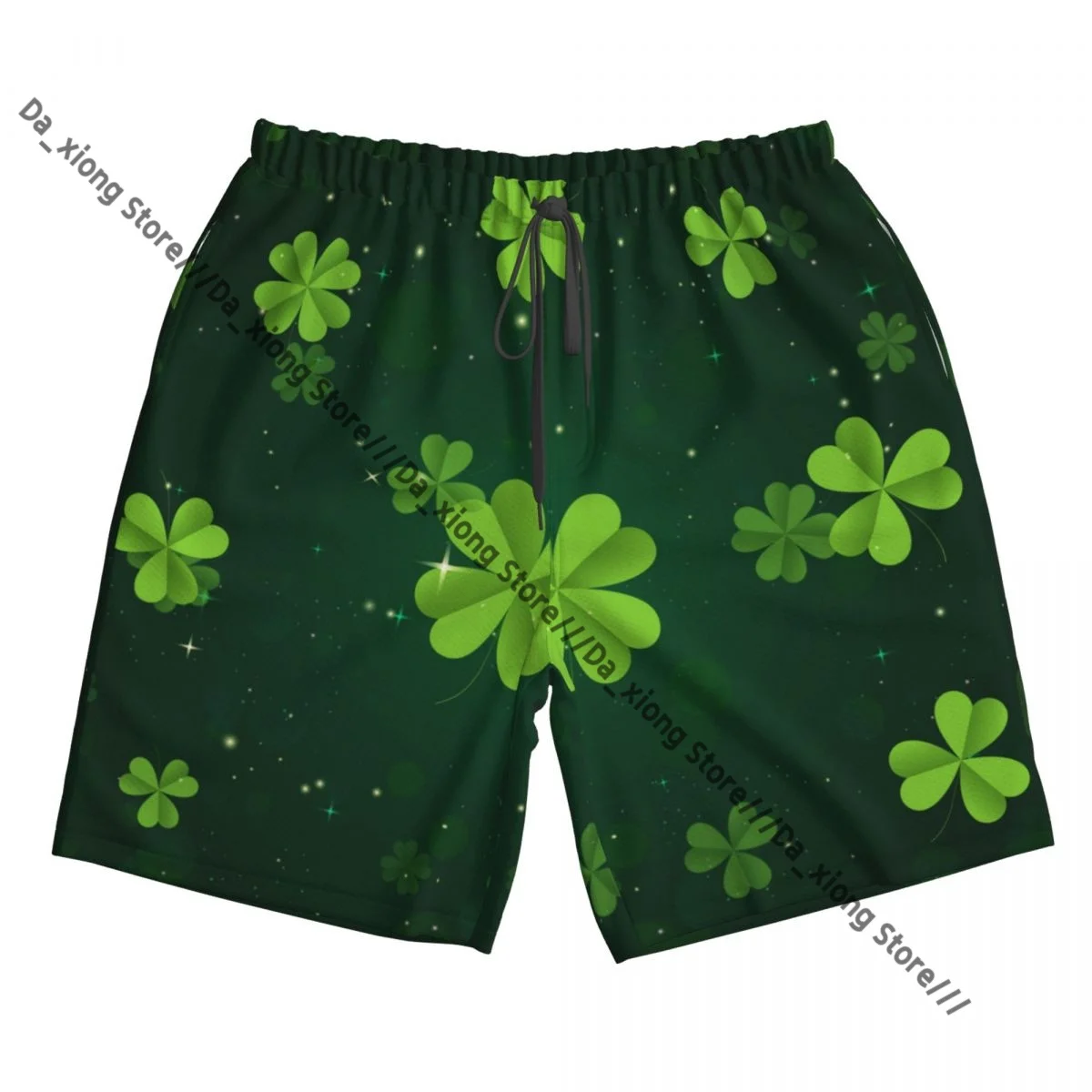 Picture 5: Men Beach Short Quick-drying Swimming Trunk Clover Leaves Swimwear Swimsuit Bathing Shorts