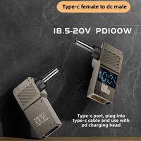 PD100W Laptop Power Adapter Plug Charger Supply Converter for DELL HP Lenovo Type C USB C To DC Adapter
