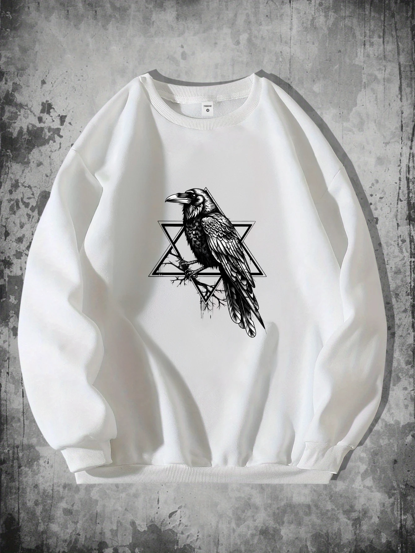 

Мужская толстовка, повседневная спортивная осенняя толстовка с длинными рукавами и принтом «Птица на звезде», графический пуловер, мужская одежда, мужской футбольный топ для спортзала