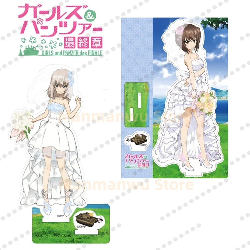 

Anime Girls and Panzer 15cm Cosplay Acrylic Stand Model Plate Desk Decor Standing Sign Gifts