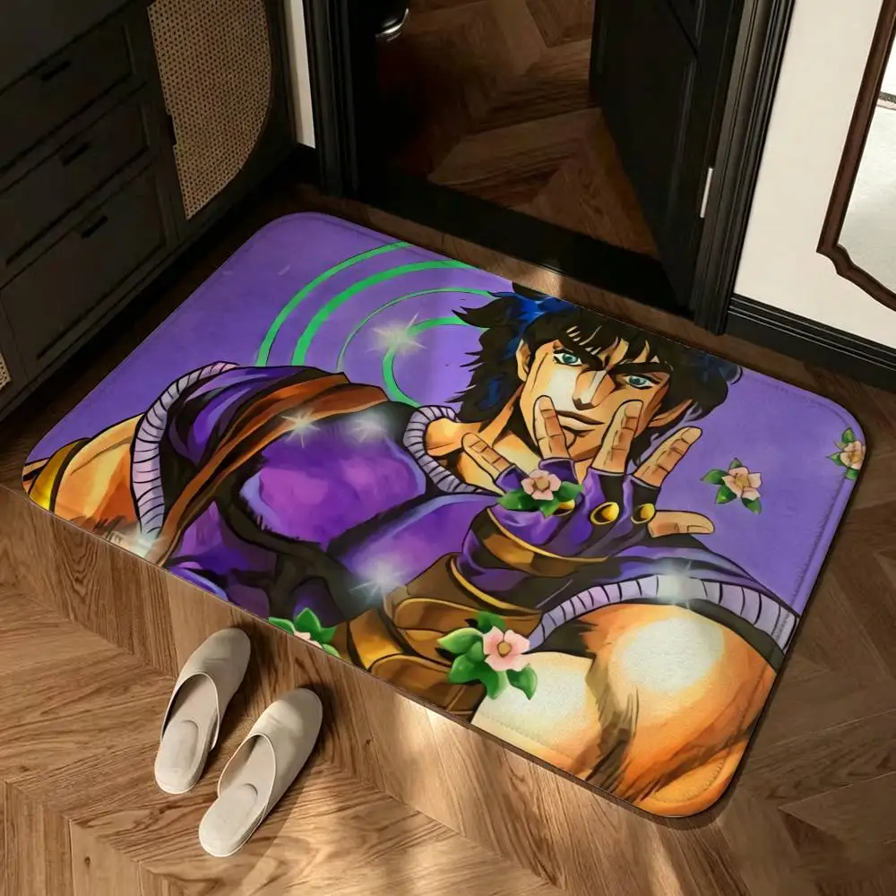 Anime JoJo Joseph Joestar Icon Shower Room Absorbent Small Floor Mat Soft Comfortable Decorative Foot Mat