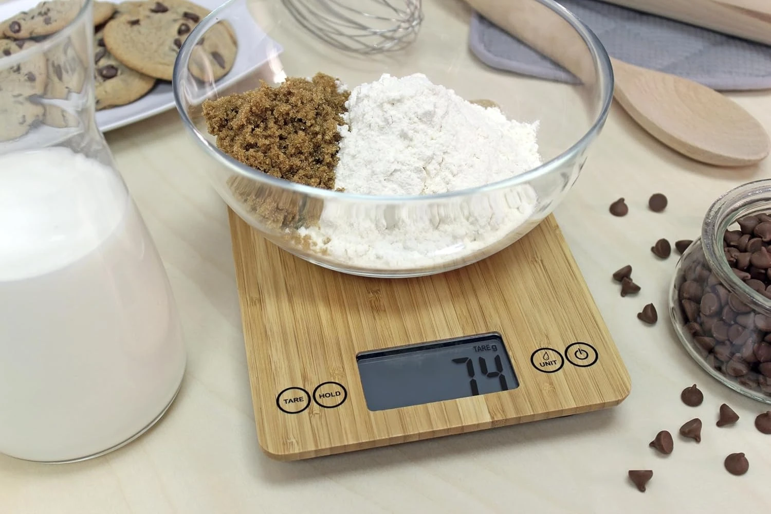 デジタルフードスケール、多機能キッチン家電、正確な重量測定と - Portion Scale Digital のレビューと価格
