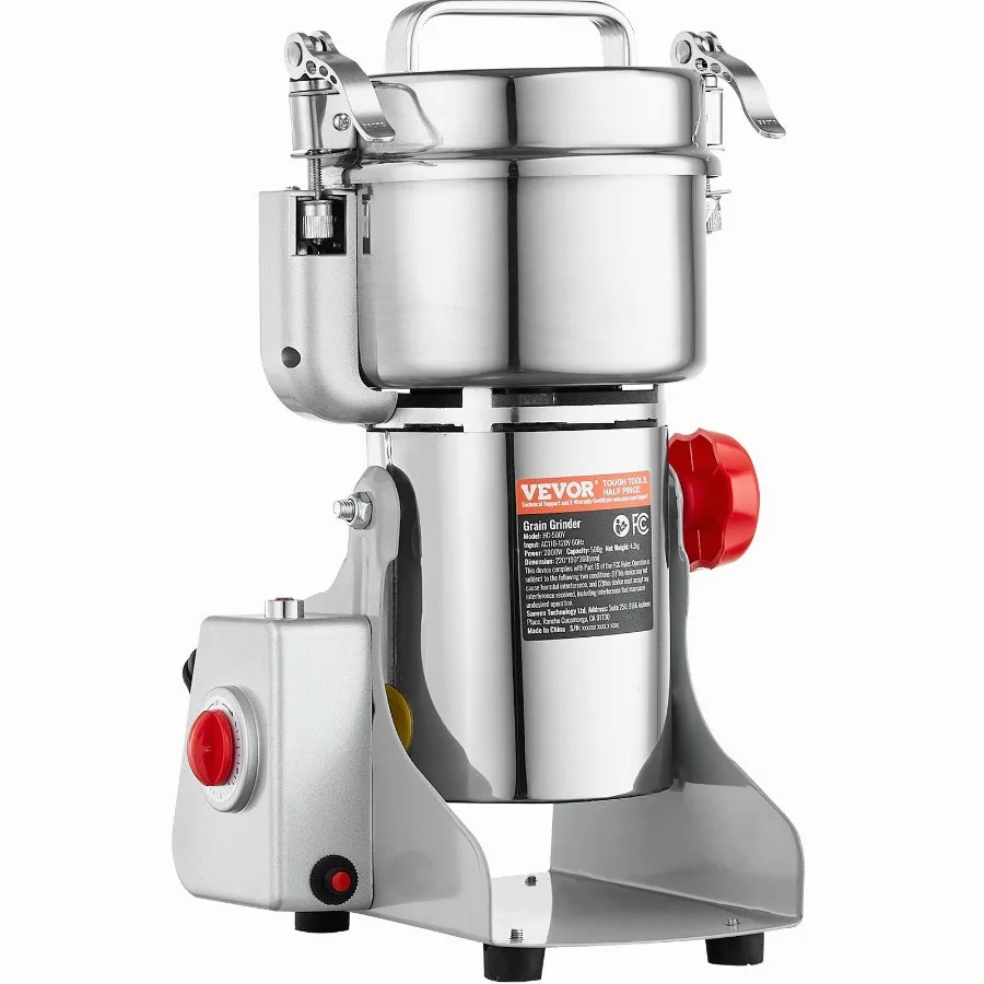 

500g Commercial Spice Grinder Electric Grain Mill Grinder High Speed