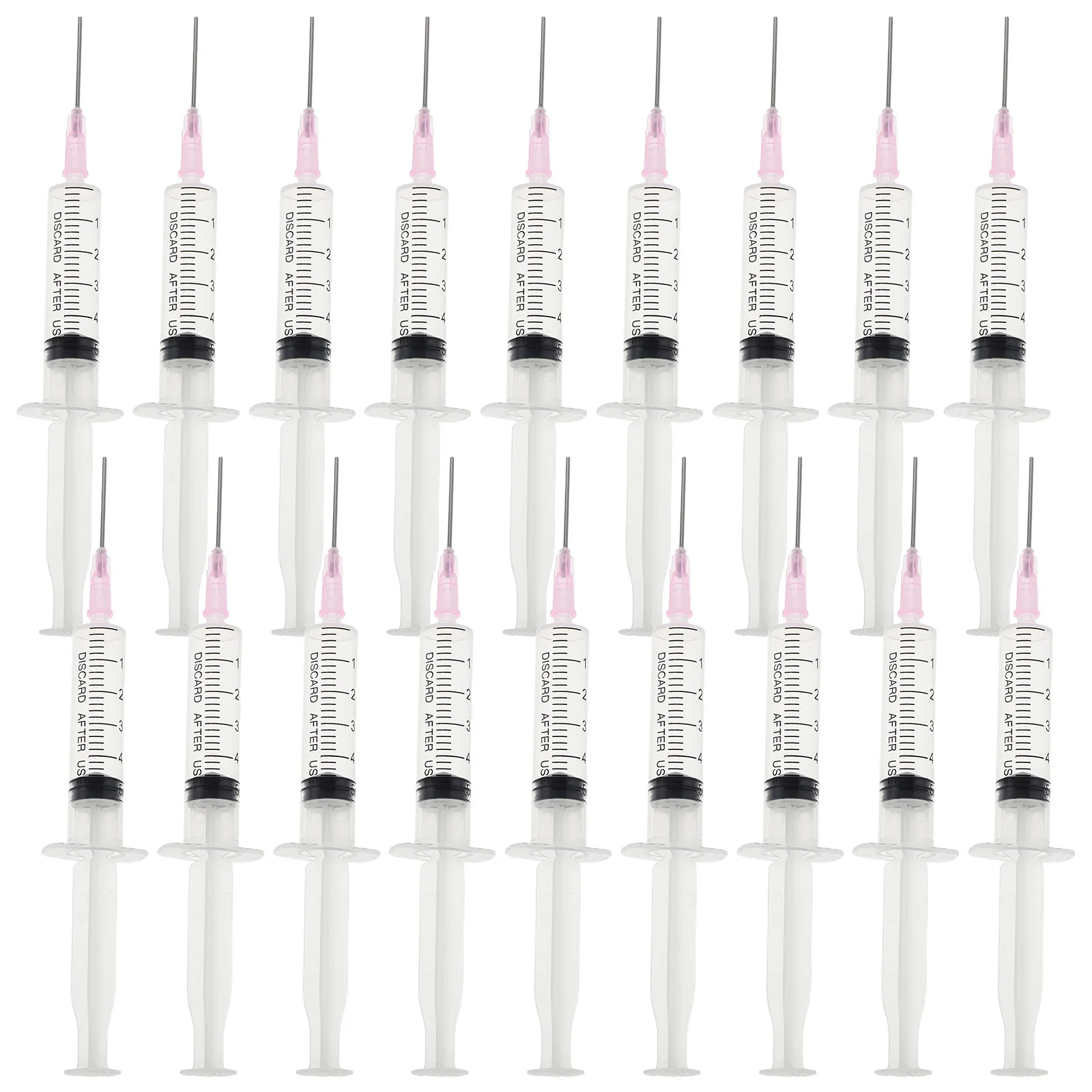 

50Pcs Fountain Pen Ink Syringe Flat Needle Leak Proof Accurate Ink Filling Tool Plastic Transparent Tube Storage Tubes