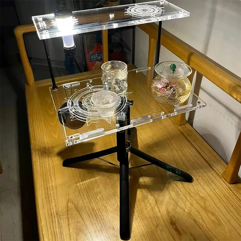 Camping IGT Acrylic Unit Board Portable One Unit Camping Unit Board Multifunctional Clear Table Board IGT Table Accessories