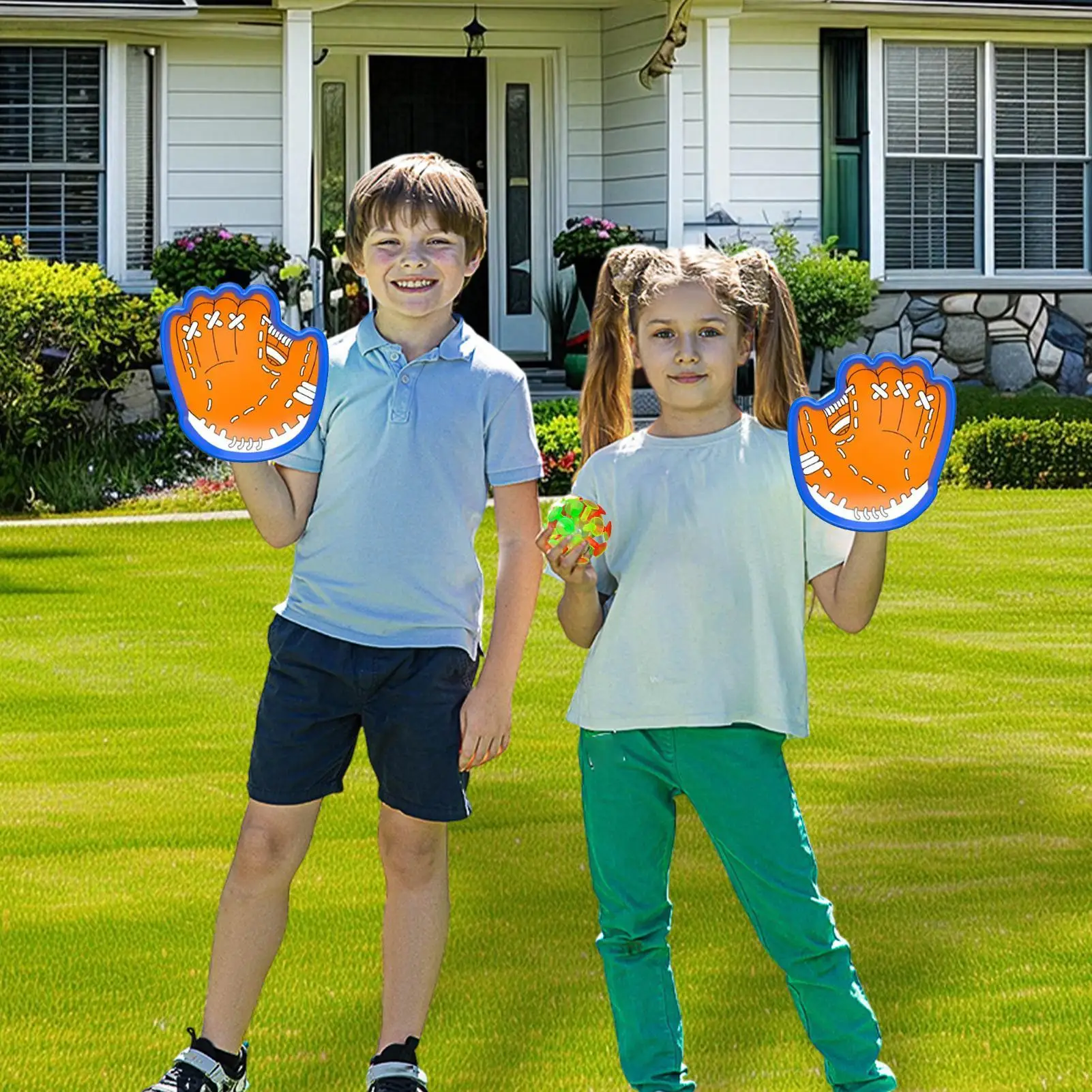 Toss And Catch Ball Set Interactive Outdoor Games Interactive Sports Toy For Teens Adults Backyard Garden Living Room Bedroom