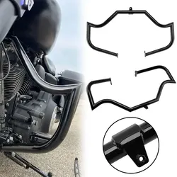 Motorcycle Chopped Highway Engine Guard Crash Bar Bumper For Harley Touring Road King Street Glide Electra 2009-2023