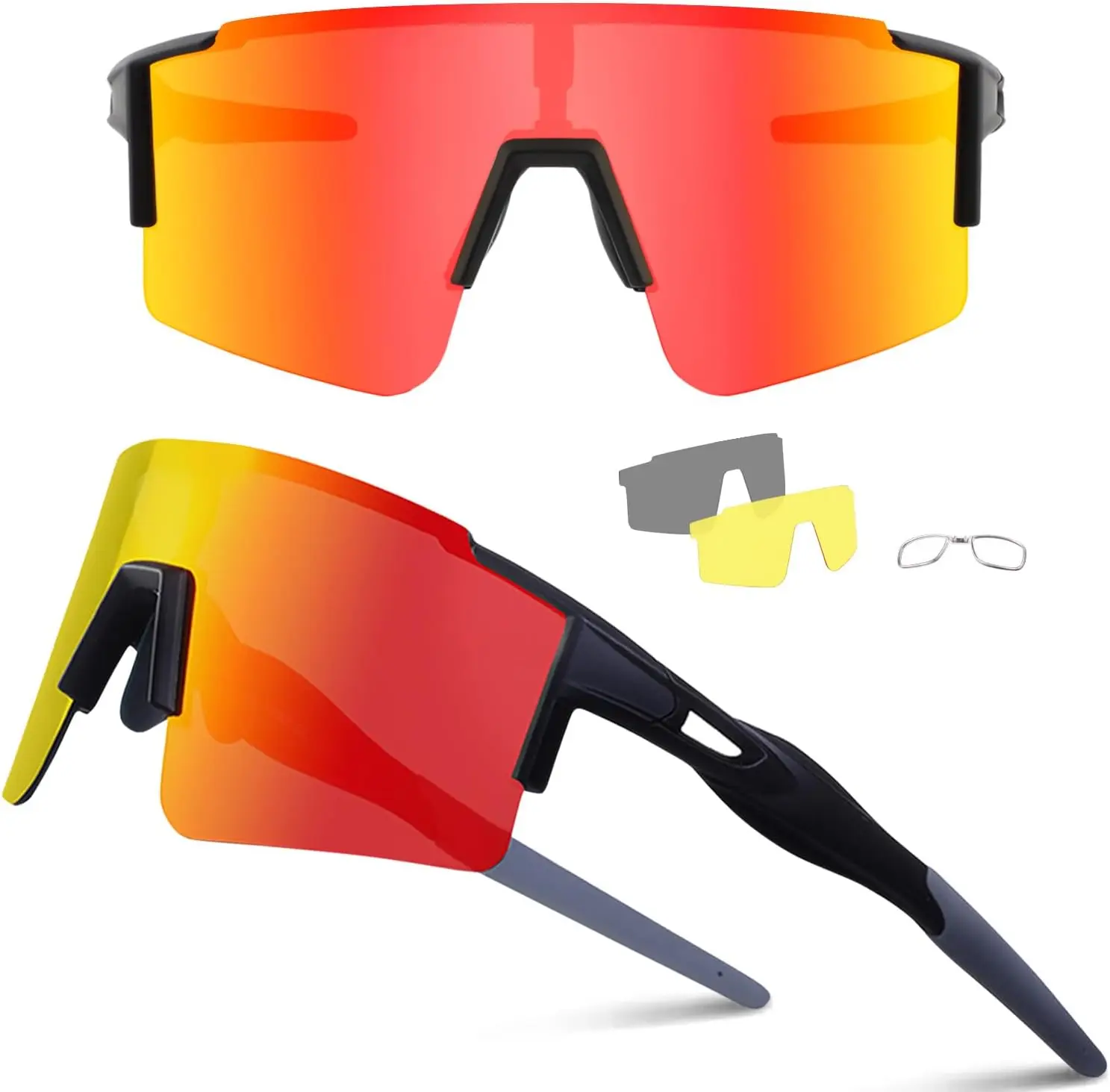 Sport Sunglasses Polarized Cycling Running Glasses Biker Safety Eyewear Uv400 Protection Oem Outdoor Fishing Goggles Custom Logo