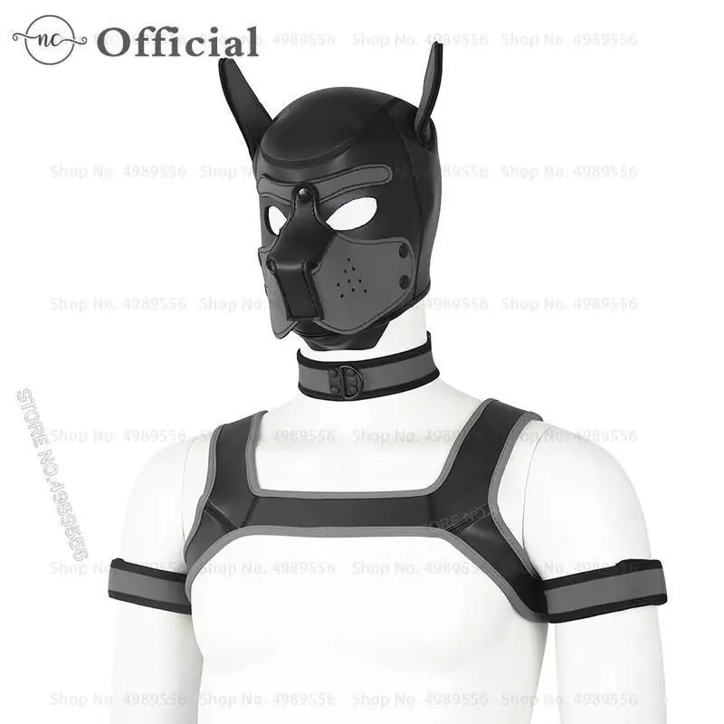 

Dog Mask Erotic Games Kit Bdsm Bite Adult Toys Femdom Sets for Sex Toy Cosplay Bondage Restrsaints Sexual Fetish Binding Gag SM