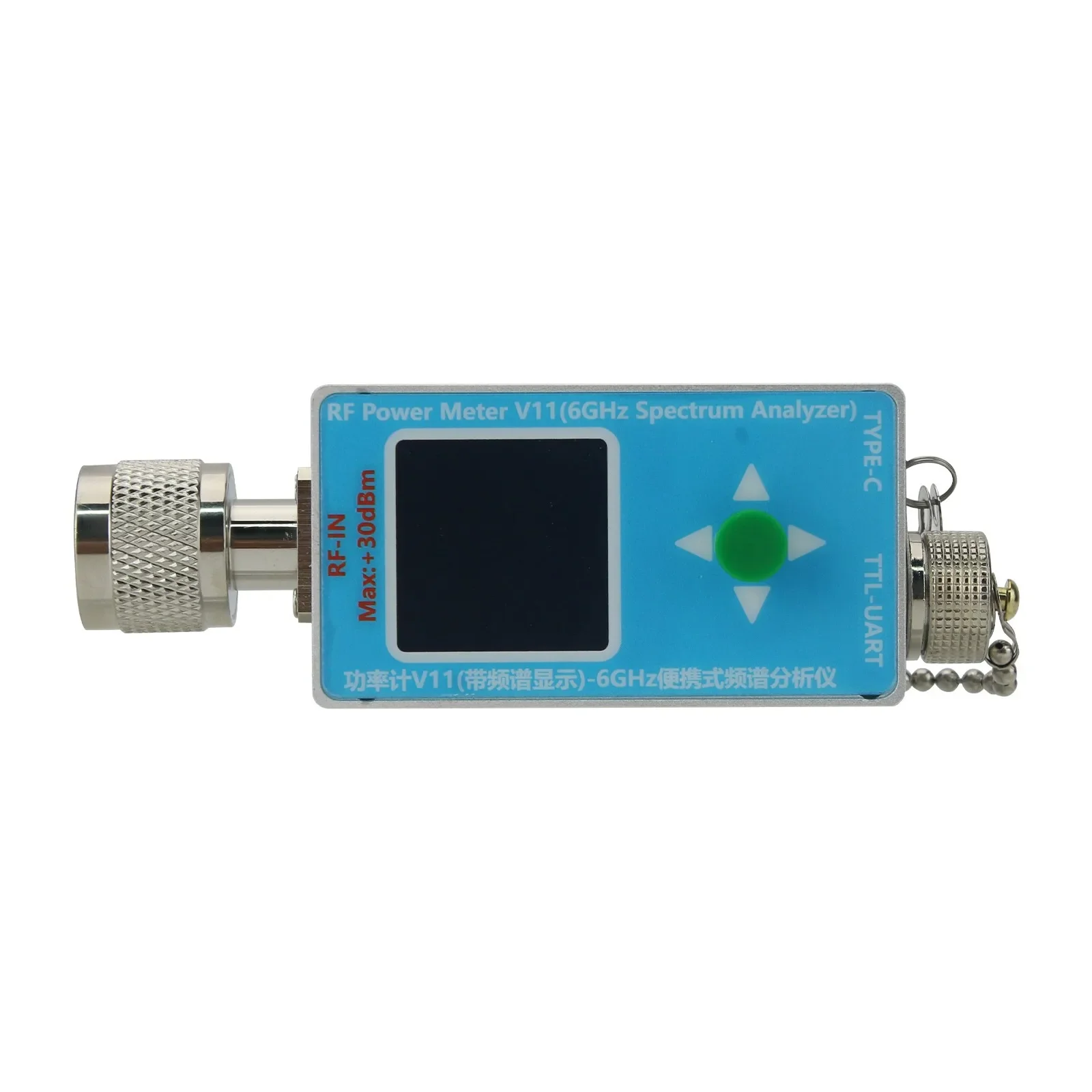2-in-1 N-type RF Power Meter V11 & 6GHz Spectrum Analyzer (Main Unit + Type-C Cable) for EMC Testing 2