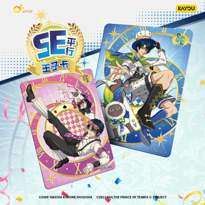 KAYOU New Tennis Prince Sparkling Moment Collectible Card Peak Pack بطاقات جمع الألعاب الأصلية الرسمية