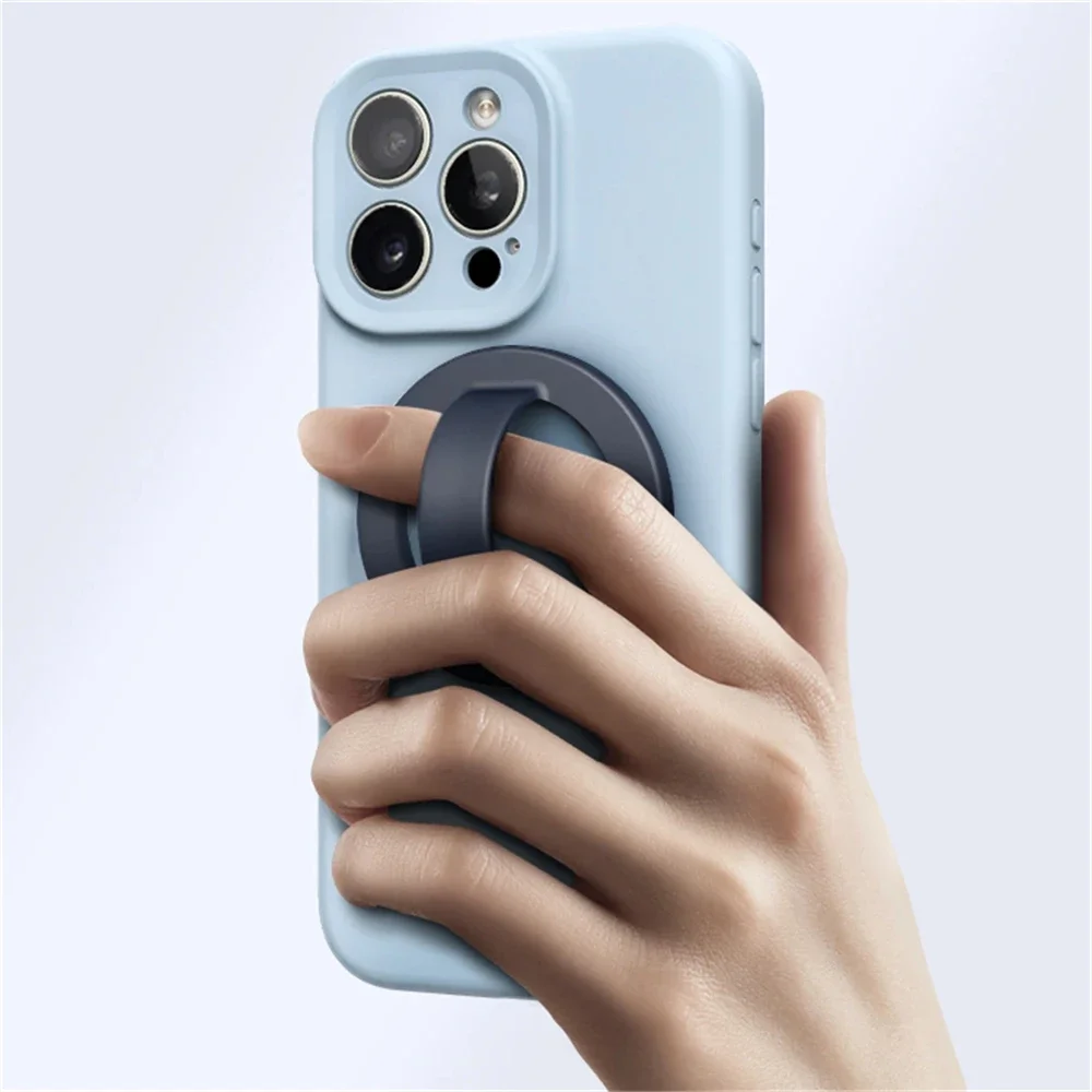 

Магнитный держатель для телефона, силиконовый удобный держатель для телефона с круглой ручкой, аксессуары для телефона