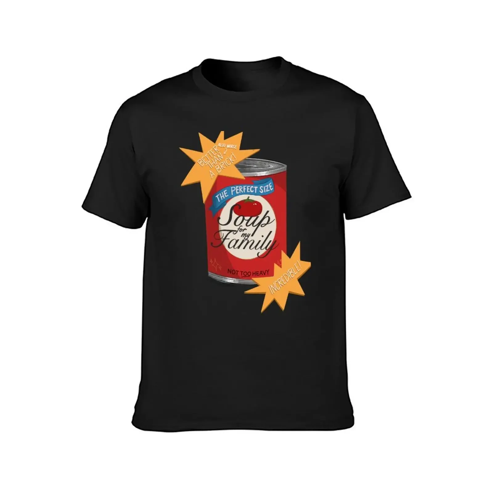 Soup for My Family T-Shirt summer clothes korean fashion Short sleeve tee for a boy mens clothes image 2