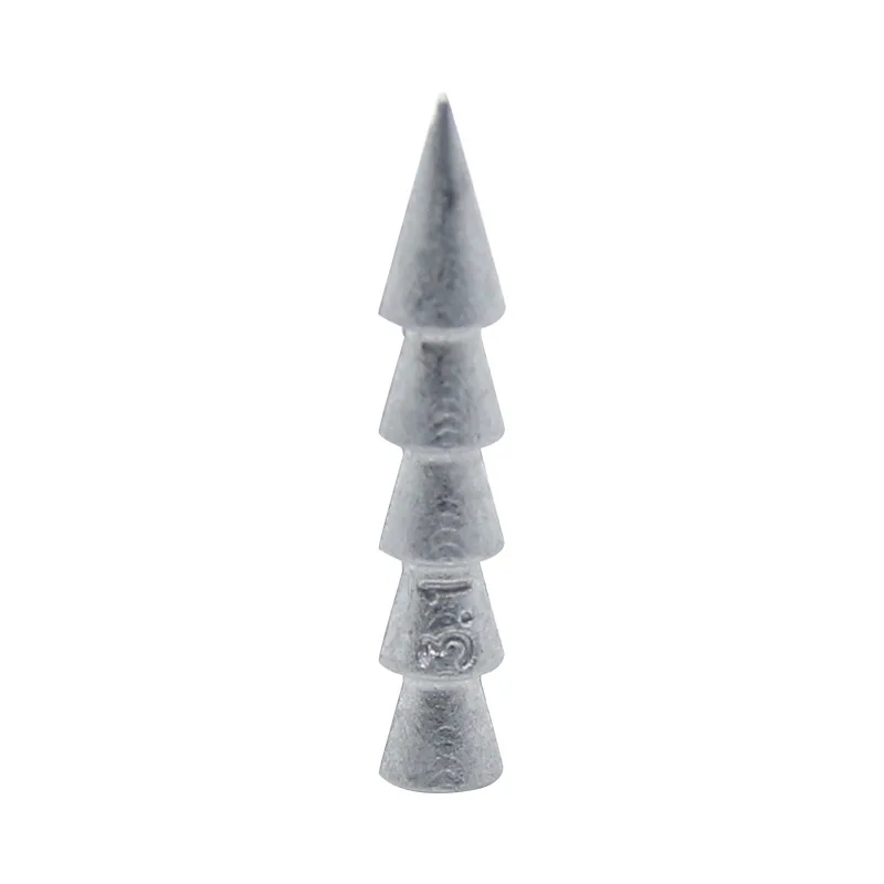 Lead-Free Alloy Nail Sinkers for Neko & Wacky Rigs, Barbed Insert Weights for Soft Plastic Worm Baits, Bass Fishing view 6