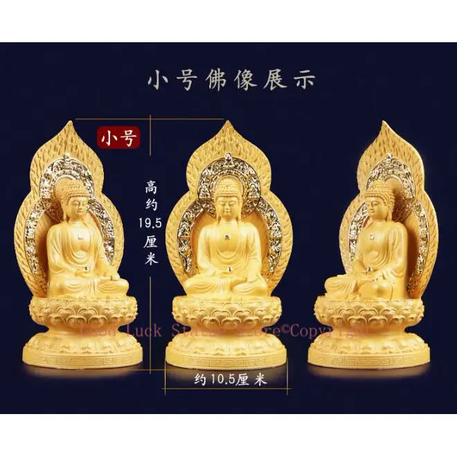 

Greco-Buddhist HOME OFFICE efficacious Protection # Southeast Asia GOLDEN the Medicine Buddha statue-FREE SHIP