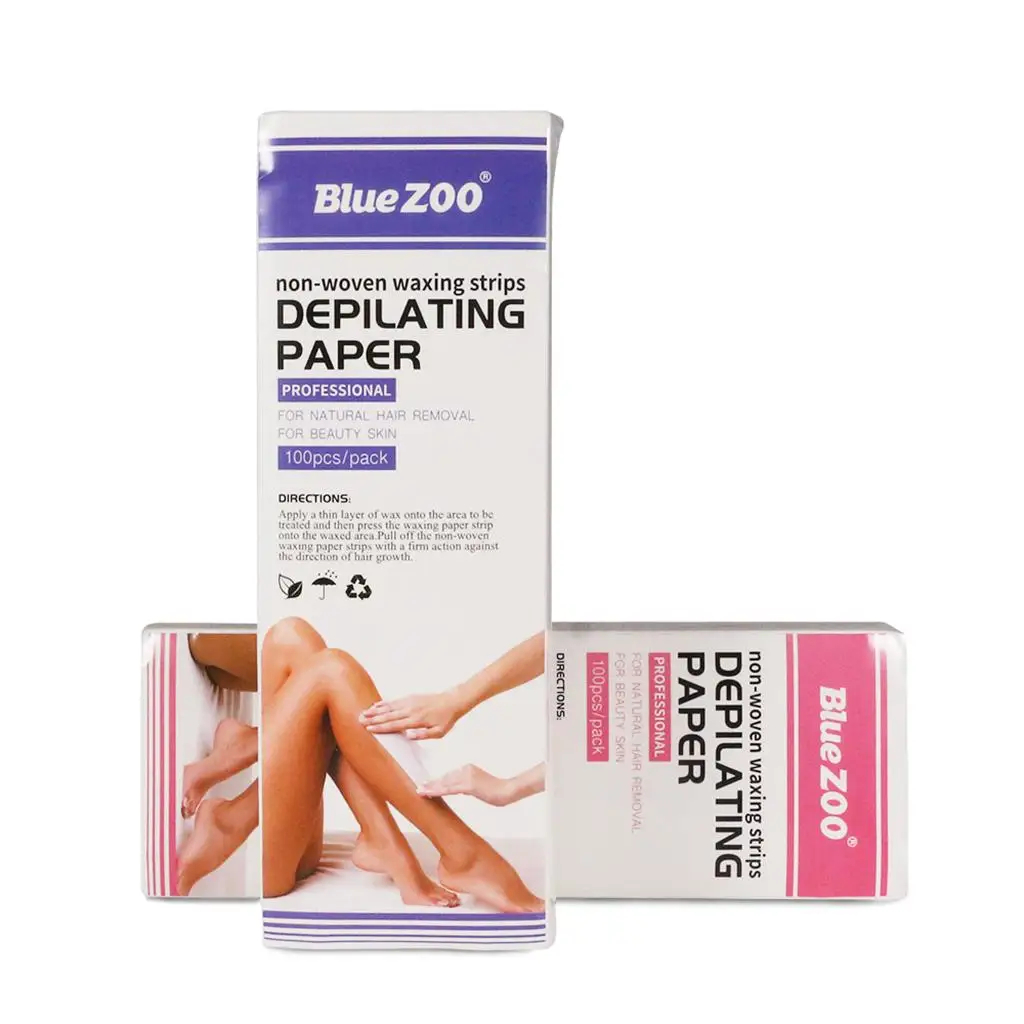 Hair Removal Wax Strip Non Woven Disposable Paper Safe Body Hair Remover for Women Men Face