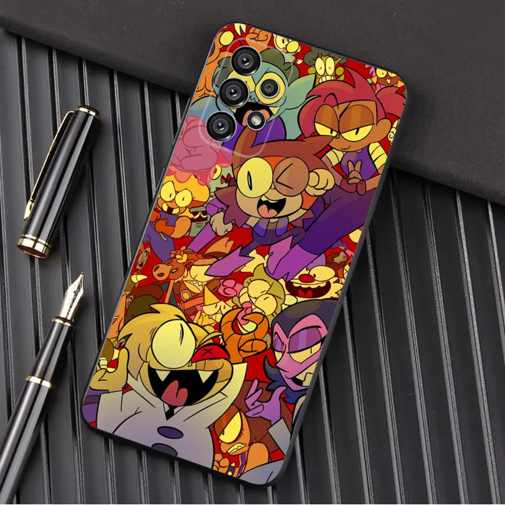 حافظة لهاتف سامسونج جالاكسي A13، A21s، A22، A31، A32، A52، A53، A71، A80، A91 غلاف أسود ناعم #3