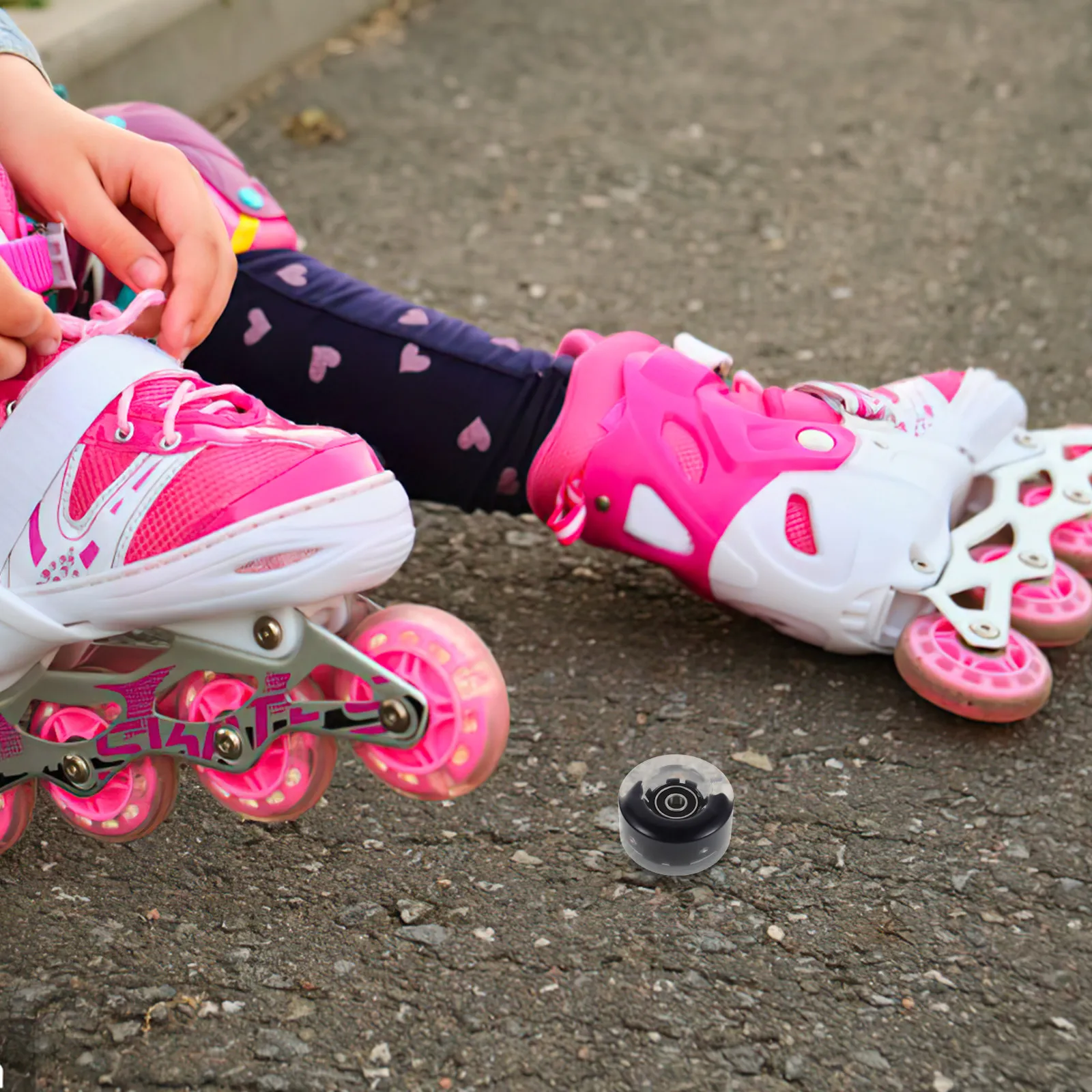 

8 шт. светящиеся колеса для роликовых коньков, сменные, с LED-подсветкой, для квад-коньков, аксессуары для уличного и домашнего использования, светящиеся