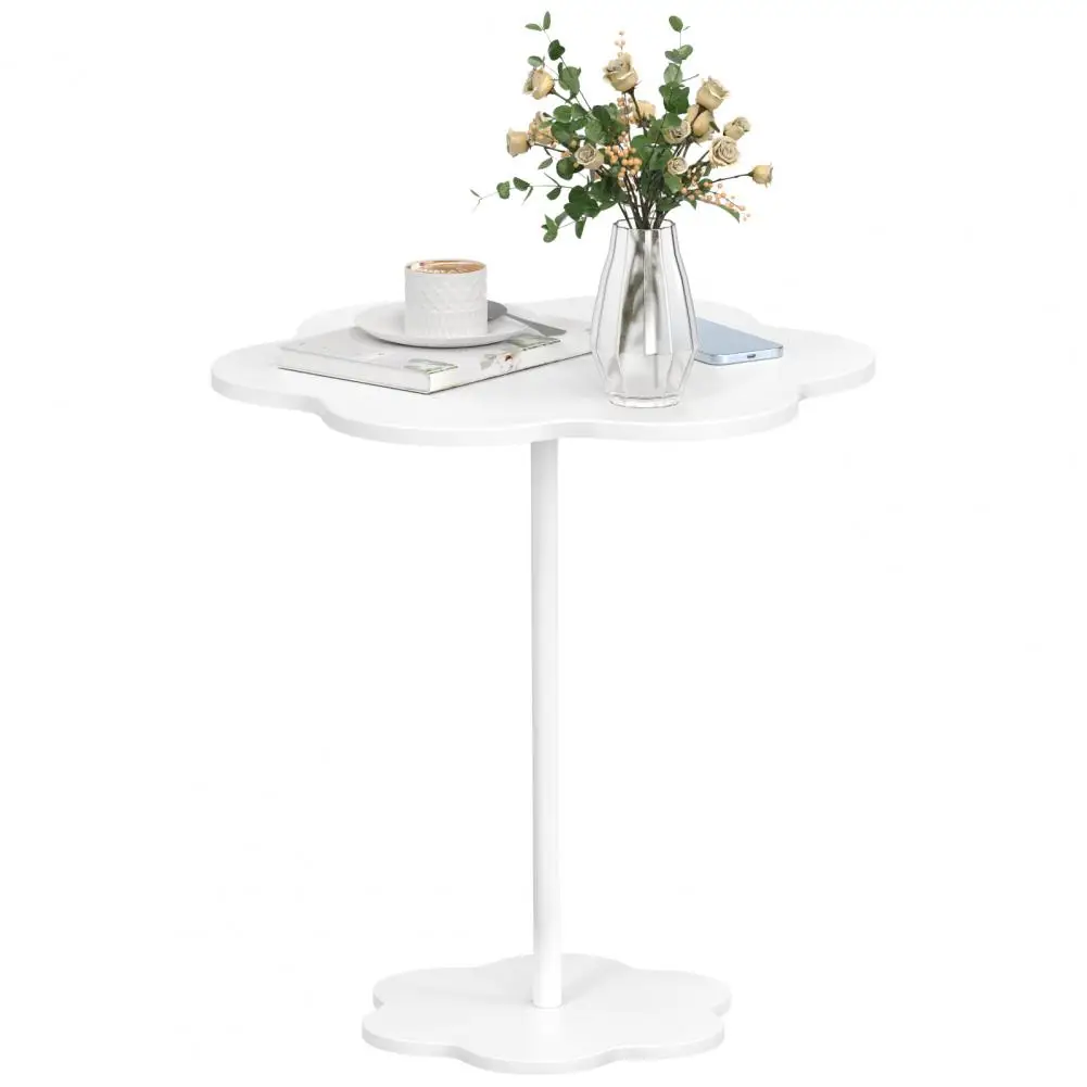 Small Coffee Table, Flower Shaped Desktop Tea Table, Modern Style End Table, Living Room Center Minimalist Display Coffee Table