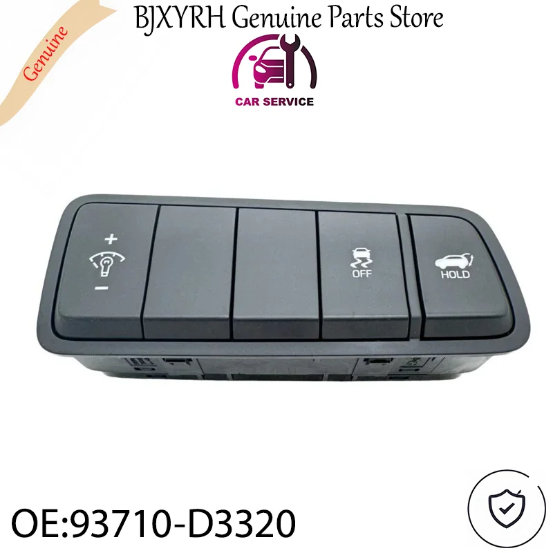 93710D3320 Side Crash Pad Switch Assembly for Hyundai Tucson 2015-2018 OEM 93710-D3320 93710-D3XXX