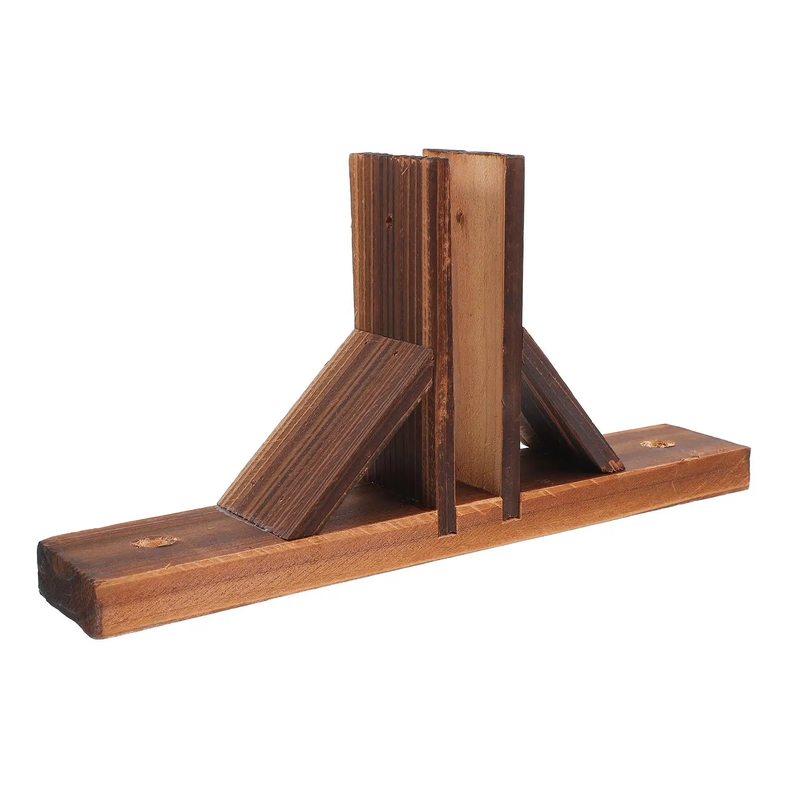 

Wood Fence Garden Fencing Durable Triangle Fence Support Material Sturdy ConstructionBalcony Grid PartitionLattice Door Bracket