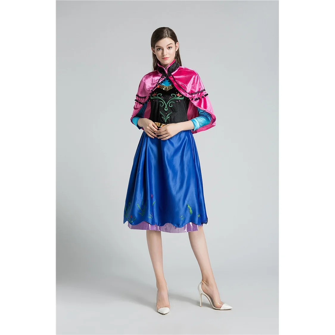 loween Anna Elsa Princ Adult Dr Costume Anime Cosplay Performance Clothes Polyester Fabric Other Materials