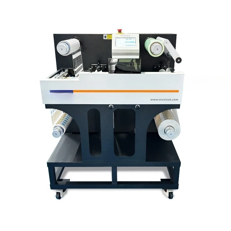 Multifunctional high-quality cutting blade die-cutting machine for self-adhesive labels with laminated longitudinal cutting