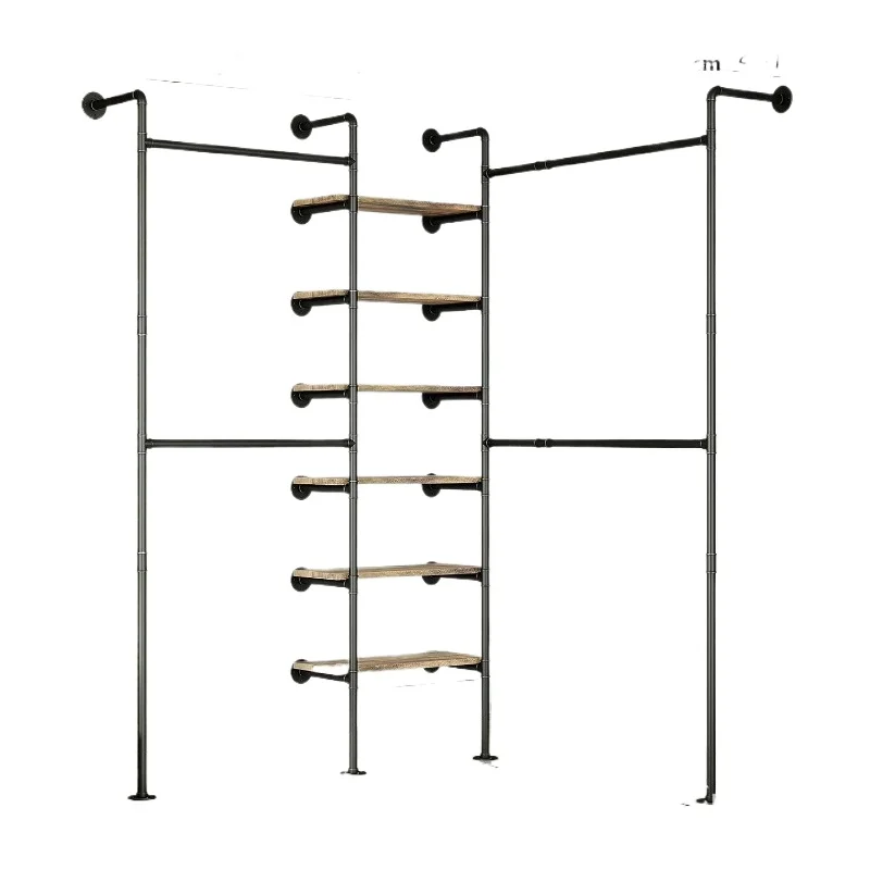 

Simple floor-to-ceiling industrial pipe combination hanger