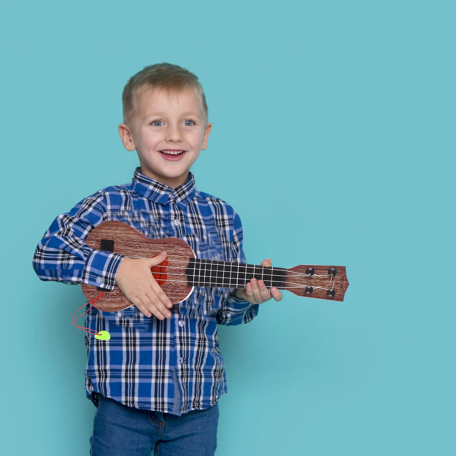 Chitarra per bambini Giocattolo musicale Strumento classico Ukulele in legno per principianti chitarra giocattolo per bambini chitarra per bambini ukulele