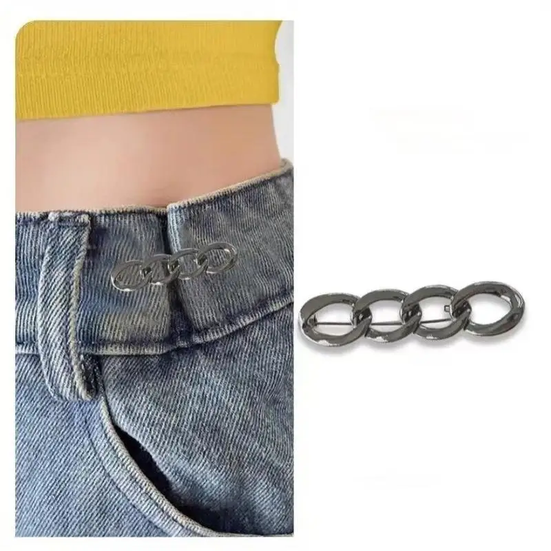 3 Stück vielseitige Taillenschnallen für Jeans, modischer, verstellbarer, abnehmbarer Gürtel ohne Nähen, Taillenverengung – Detail 10
