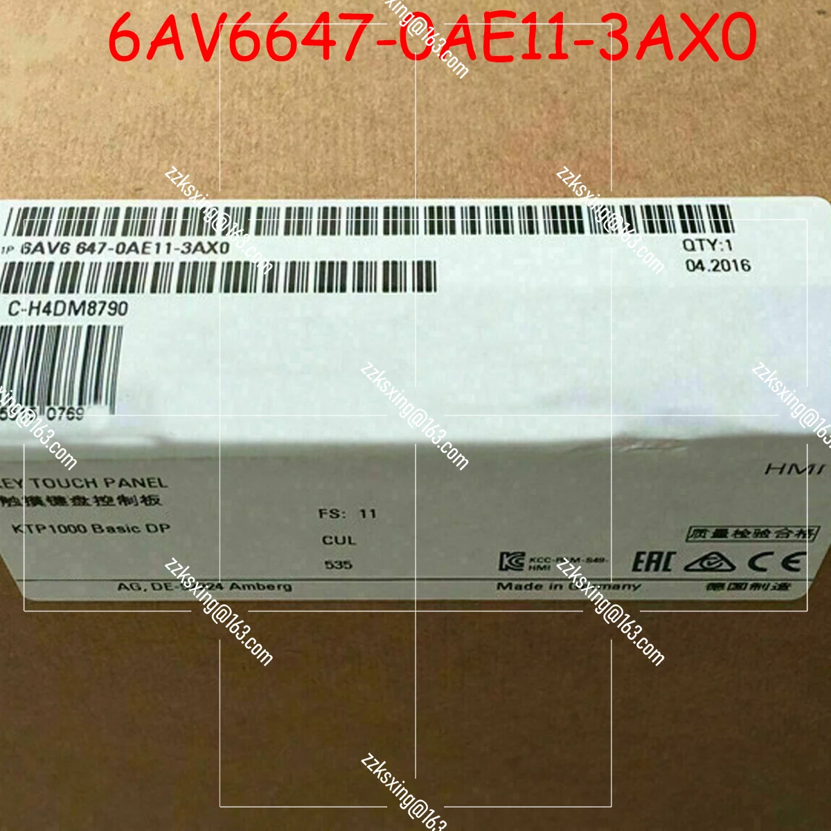 Brand   New 6AV6647-0AE11-3AX0  Original Touch Screen Human-machine Interface