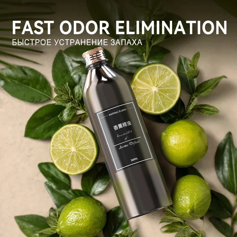 260ML Aromatherapy Essential Oil Refill Long-Lasting Fragrance Oil for Humidifiers Car Fresheners Versatile Liquid for Home