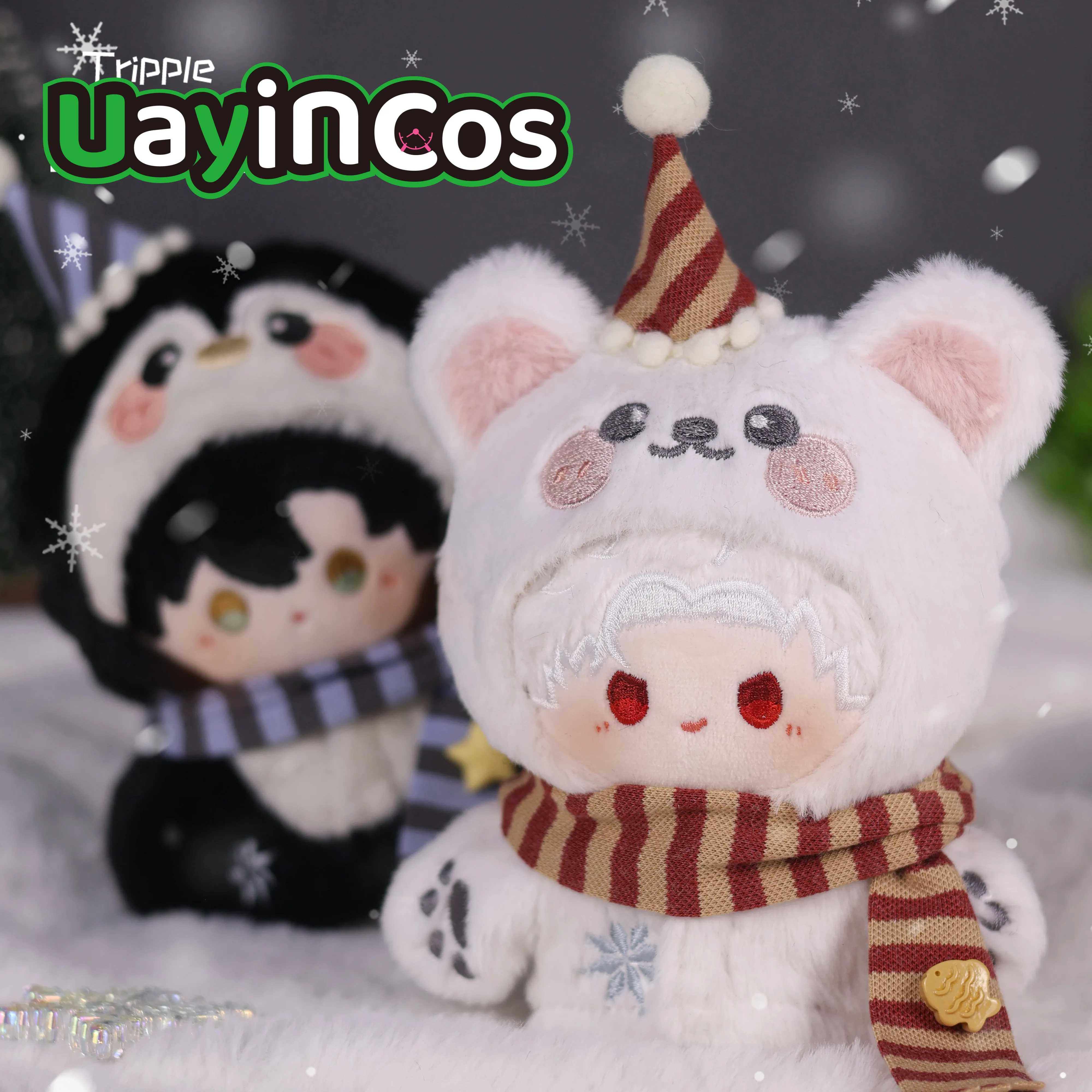 

10cm Doll Clothes Penguin Bear Hooded Fashion Cute Costume Clothing Suit Doll Accessories Anime Game Toy Kids Gifts Cosplay