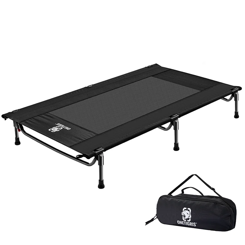 

Elevated Dog Bed 01, Cooling Raised Pet Cot with Chew Proof Washable Breathable Mesh and Metal Frame, Portable Dog Cot Bed