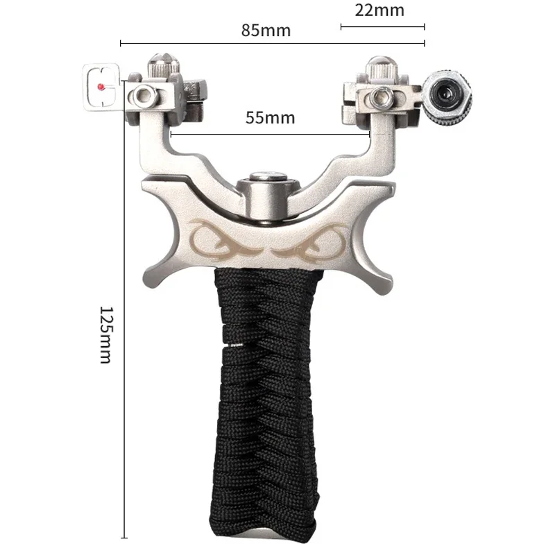 Tirachinas de tiro de alta precisión, Catapulta de acero inoxidable, tirachinas de caza al aire libre