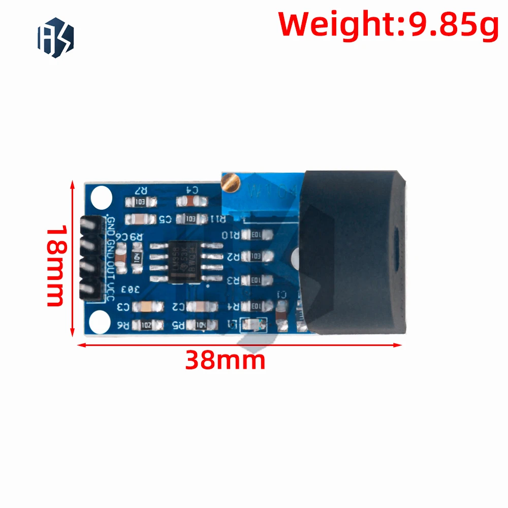 ZMCT103C 5A Transformator Arus Mikro Presisi: Output AC Fase Tunggal untuk Sensor yang Kompatibel dengan Arduino