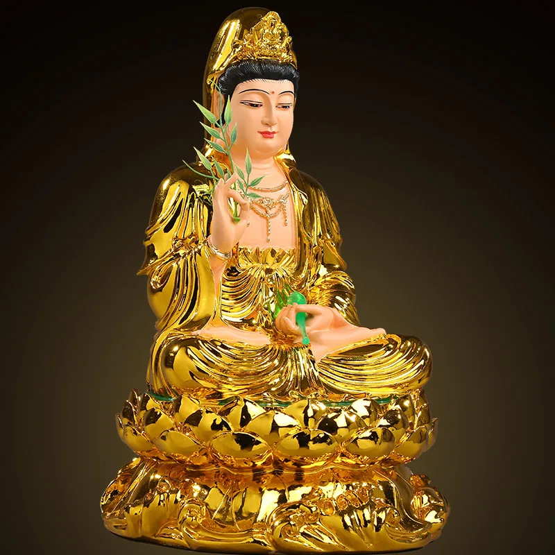 FX-17  Home worship Avalokiteshvara Bodhisattva, Buddha statue of Sakyamuni, King, Buddha, and the home of the three Western