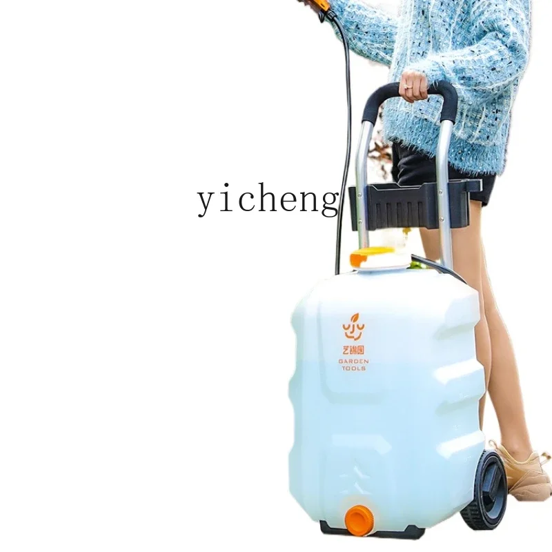 cart type electric sprayer high pressure garden new charging epidemic prevention automatic dispensing machine