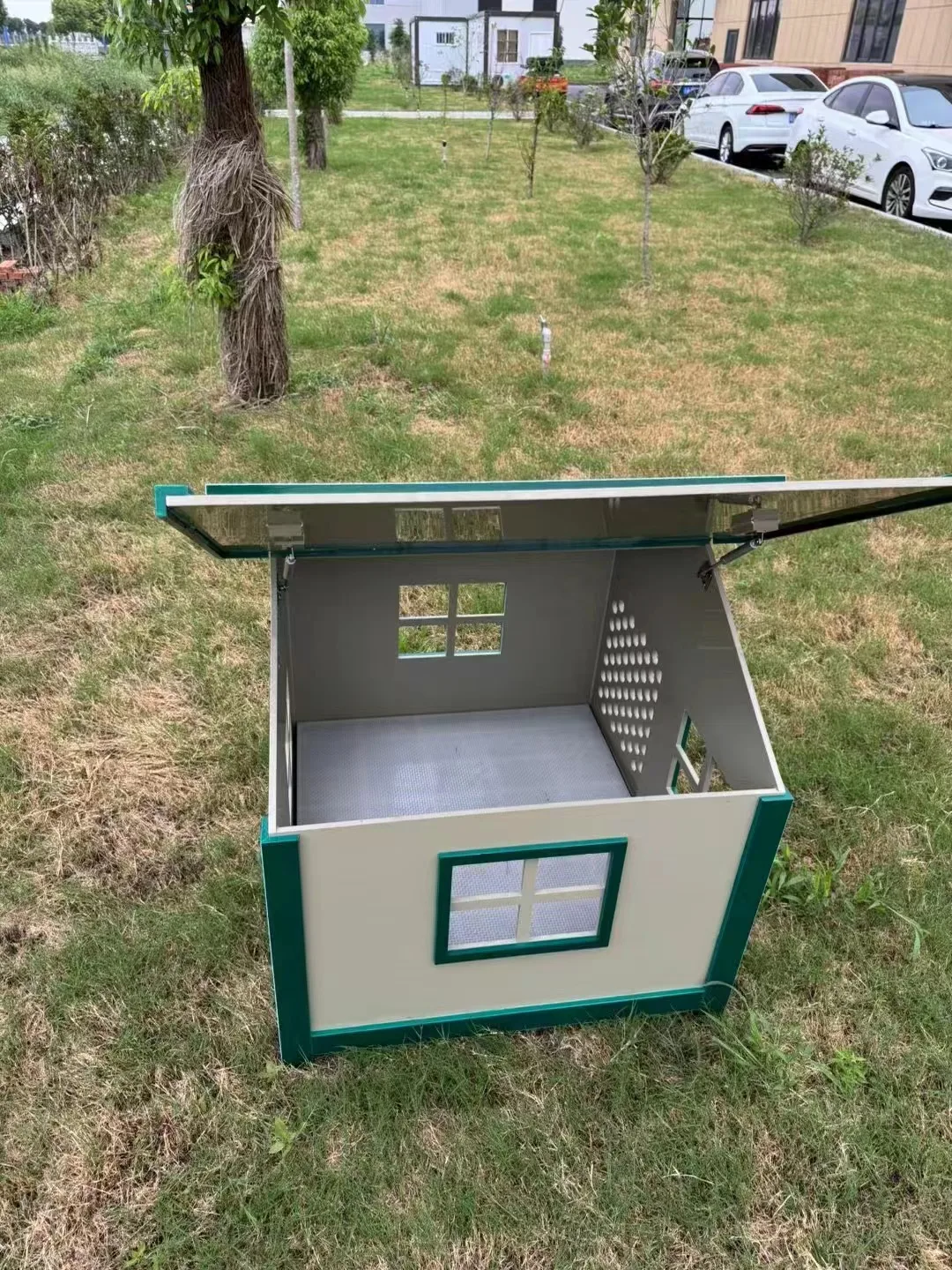 BOE PP Material Eco-friendly Foldable Plastic Large Dog House Kennel Outdoor Dog Kennel