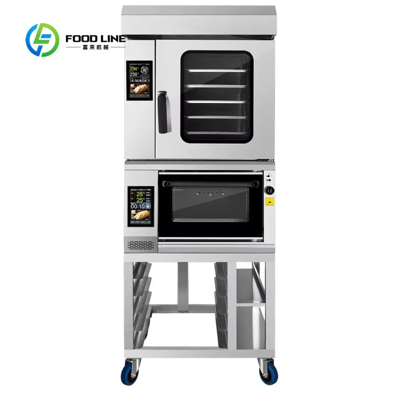 Customized Hot Air Deck Oven Hotel Digital Convection Oven Spray Deck Oven Restaurant Multifunctional Combination