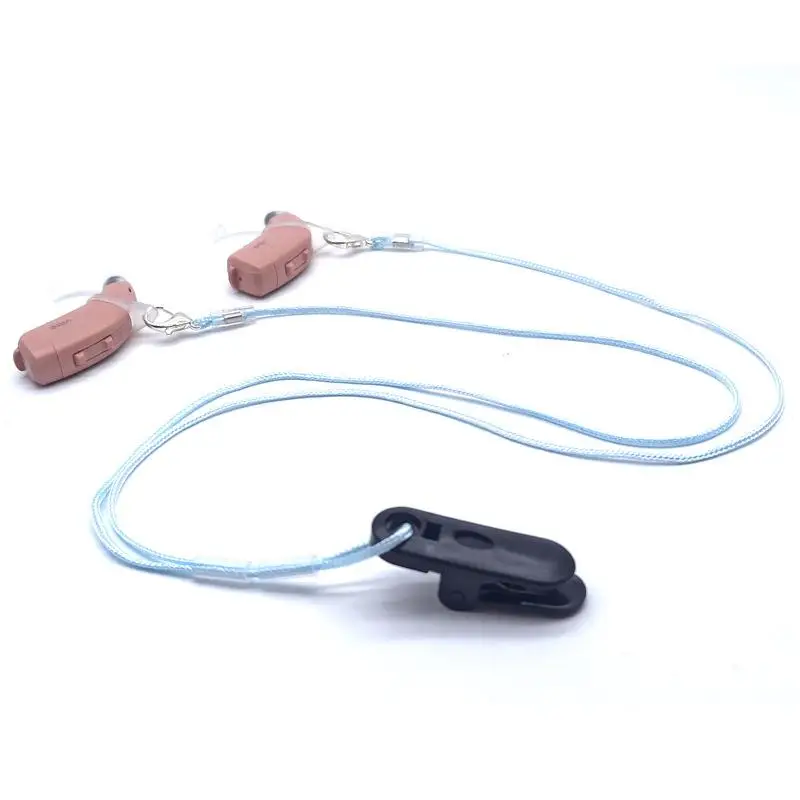 1PC Multifunctional Hearing Aid Clip Hearing Aid Holders Accessories Prevent Lost Portable Hang Rope Hearing Aid Fixation Strap