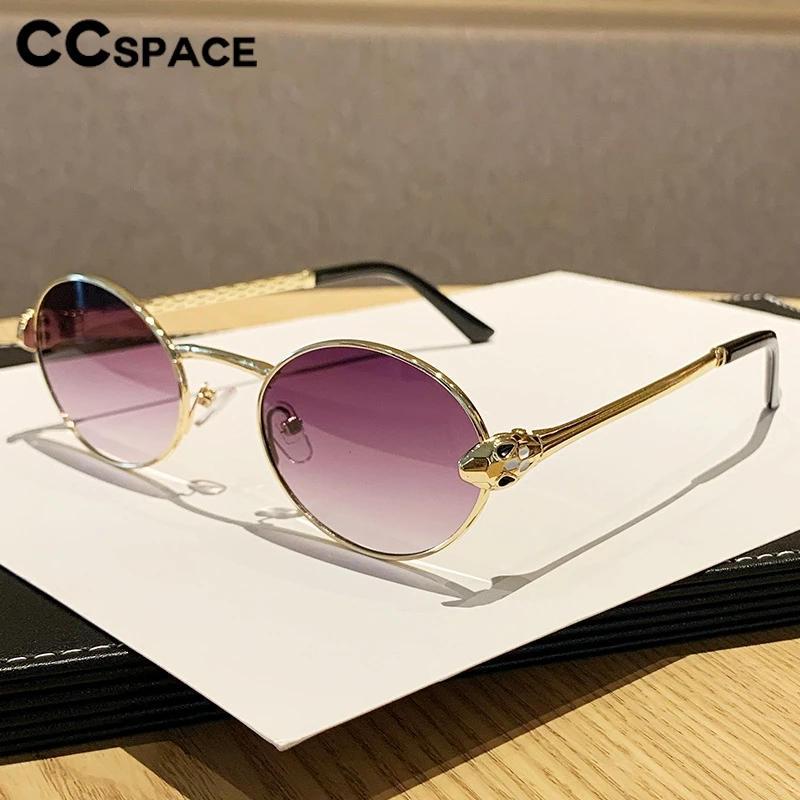 

Vintage Small Oval Sunglasses Woman Fashion Brand Design Metal Frame Lens Shades Sun Glasses Female Man Eyewear UV400 310567