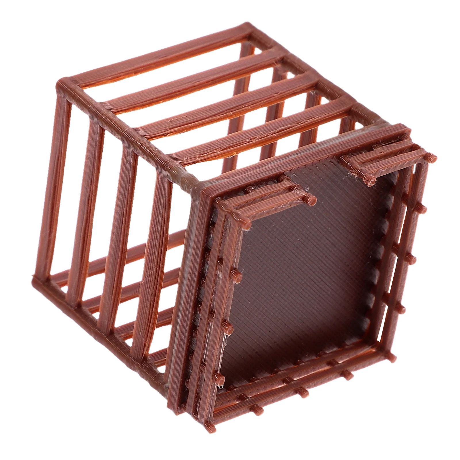 

Micro L nament Fish Tank Decor Brown Traditional Aquarium Platform Mini Garden Accessories Stairway Terrarium Scenery
